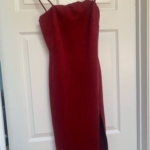 Urban Planet | Slit Straight Neck dress